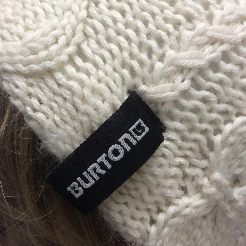 Burton Cable Knit Fleece Lined Winter Beanie OS